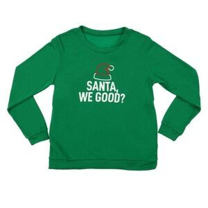 Graphic Christmas Sweater “Santa We Good?”